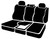 OE30 Series - OE Tweed Custom Fit Front Seat Cover- Charcoal | 947OE39-42 CHARC