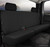 SP80 Series - Seat Protector Poly-Cotton Custom Fit Rear Seat Cover - Black | 947SP82-33 BLACK