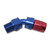 8AN 45 Degree To 3/8" NPT Pipe Thread Hose Ends | RUS612010