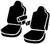 TR40 Series - Wrangler Saddleblanket Custom Fit Front Seat Cover - Solid Gray | 947TRS47-11 GRAY