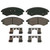 QuickStop Front Disc Brake Pad Set Ceramic | WAGZD887