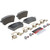 Premium NAO Ceramic OE Equivalent Rear Disc Brake Pad Set | BBBP85099N
