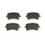 Premium NAO Ceramic OE Equivalent Rear Disc Brake Pad Set | BBBP85099N