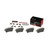 Premium NAO Ceramic OE Equivalent Rear Disc Brake Pad Set | BBBP85099N