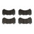Premium NAO Ceramic OE Equivalent Front Brake Pad Set | BBBP37018N
