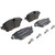 Premium Low-Met OE Equivalent Rear Disc Brake Pad Set | BBBP85154