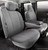 TR40 Series - Wrangler Saddleblanket Custom Fit Front Seat Cover - Solid Gray | 947TRS47-20 GRAY