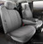 TR40 Series - Wrangler Saddleblanket Custom Fit Front Seat Cover - Solid Gray | 947TRS47-20 GRAY