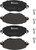 Premium Low-Met OE Equivalent Front Brake Pad Set | BBBP24060