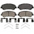 QuickStop Front Disc Brake Pad Set Ceramic | WAGZD1374