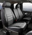 SL60 Series - Leatherlite Simulated Leather Custom Fit Front Seat Cover- Gray | 947SL67-30 GRAY