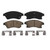 QuickStop Front Disc Brake Pad Set Ceramic | WAGZD1522