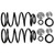 Rear Air Spring to Coil Spring Conversion Kit | MON90024C
