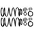 Rear Air Spring to Coil Spring Conversion Kit | MON90024C