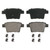 QuickStop Rear Disc Brake Pad Set Ceramic | WAGZD1071