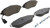 Premium Low-Met OE Equivalent Front Brake Pad Set | BBBP85131