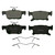 QuickStop Rear Disc Brake Pad Set Ceramic | WAGZD1923