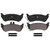QuickStop Rear Disc Brake Pad Set Semi-Metallic | WAGZX875