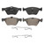 QuickStop Front Disc Brake Pad Set Ceramic | WAGZD853
