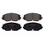 QuickStop Front Disc Brake Pad Set Ceramic | WAGZD2074