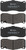 Premium Low-Met OE Equivalent Front Brake Pad Set | BBBP06041