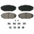 QuickStop Front Disc Brake Pad Set Ceramic | WAGZD793
