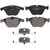QuickStop Front Disc Brake Pad Set Semi-Metallic | WAGZX918