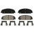 QuickStop Front Disc Brake Pad Set Ceramic | WAGZD1351