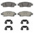 OEX Rear Disc Brake Pad Set Premium Ceramic | WAGOEX1507