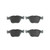 Premium NAO Ceramic OE Equivalent Front Brake Pad Set | BBBP06074N