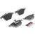 Premium NAO Ceramic OE Equivalent Front Brake Pad Set | BBBP06074N