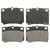 QuickStop Rear Disc Brake Pad Set Semi-Metallic | WAGZX733