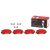 Premium NAO Ceramic OE Equivalent Front Brake Pad Set | BBBP49045N