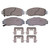 OEX Front Disc Brake Pad Set Premium Ceramic | WAGOEX787