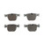 Premium NAO Ceramic OE Equivalent Rear Disc Brake Pad Set | BBBP06053N