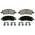 QuickStop Rear Disc Brake Pad Set Ceramic | WAGZD1647