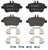 Premium Low-Met OE Equivalent Rear Disc Brake Pad Set | BBBP50135