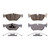 OEX Rear Disc Brake Pad Set Premium Semi-Metallic | WAGOEX1171
