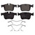 QuickStop Rear Disc Brake Pad Set Ceramic | WAGZD1821