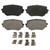 QuickStop Front Disc Brake Pad Set Ceramic | WAGZD680