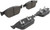 Premium Low-Met OE Equivalent Front Brake Pad Set | BBBP85128