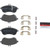 Premium NAO Ceramic OE Equivalent Front Brake Pad Set | BBBP50067N