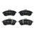 Premium NAO Ceramic OE Equivalent Front Brake Pad Set | BBBP50067N