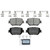 QuickStop Front Disc Brake Pad Set Ceramic | WAGZD1733