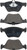 Premium Low-Met OE Equivalent Front Brake Pad Set | BBBP50075