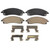 QuickStop Front Disc Brake Pad Set Ceramic | WAGZD1019A