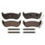 QuickStop Rear Disc Brake Pad Set Ceramic | WAGZD981