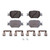 OEX Front Disc Brake Pad Set Premium Ceramic | WAGOEX817