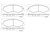 Premium NAO Ceramic OE Equivalent Front Brake Pad Set | BBBP28102N