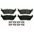 QuickStop Rear Disc Brake Pad Set Ceramic | WAGZD1790A